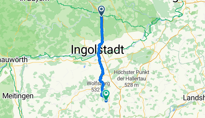 Hauptstraße to Radlhöfe 7a