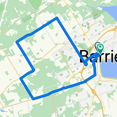Clapperton St, Barrie to Clapperton St, Barrie