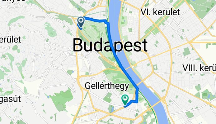 Logodi utca, Budapest to Móricz Zsigmond körtér, Budapest