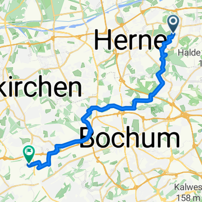 Widumer Straße, Herne nach Burgstraße, Bochum