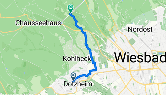 Karl-Arnold-Straße, Wiesbaden nach Wilfried-Ries-Straße, Wiesbaden