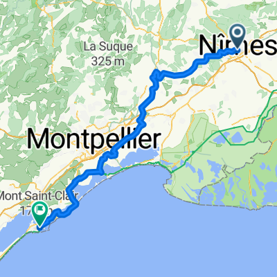 From Nîmes to Sète
