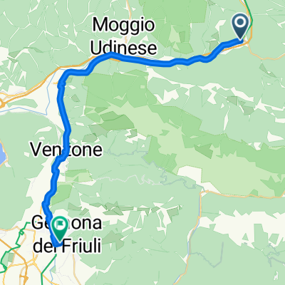 Via Radweg, Chiusaforte nach Via Piovega, Gemona del Friuli