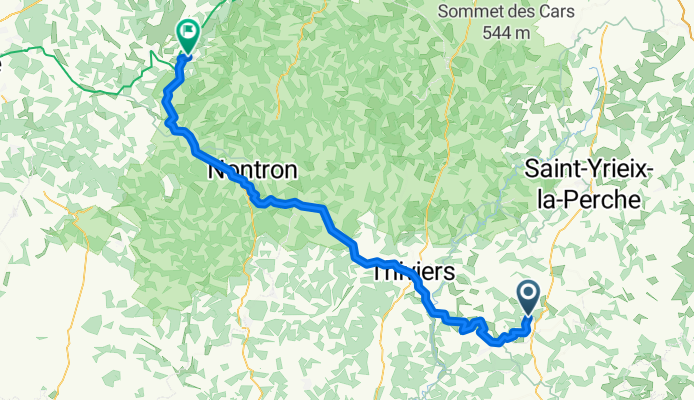 LaVigerie to Gorges Le Chandon