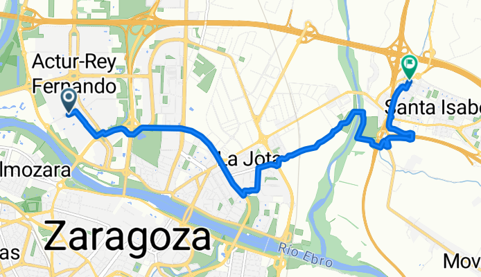 De Calle Santiago Lagunas a Calle de la Juventud