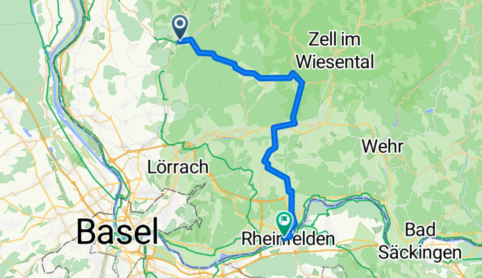 Kandern - Rheinfelden, Aargau