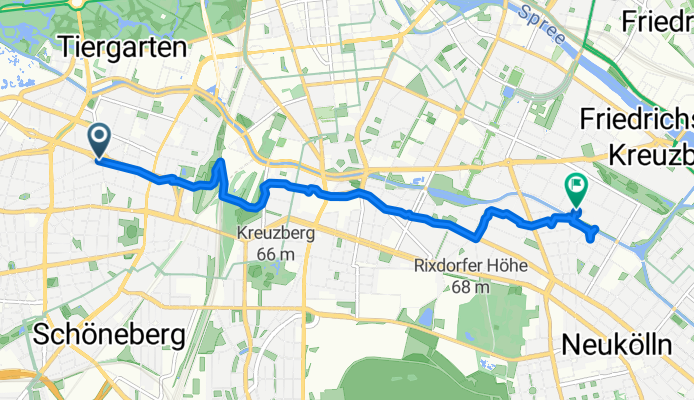Motzstraße, Berlin nach Paul-Lincke-Ufer, Berlin