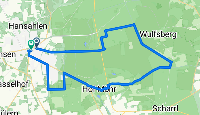 Route nach Schneverdingen