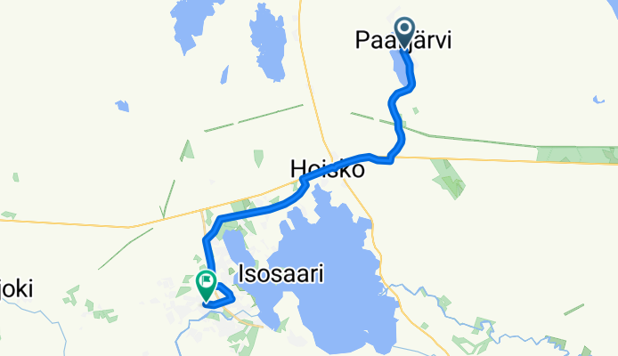 От Honkaniementie до Leppäkuja