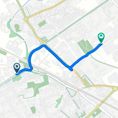 Rue Marc Seguin, Mulhouse to Rue des Brodeuses, Mulhouse