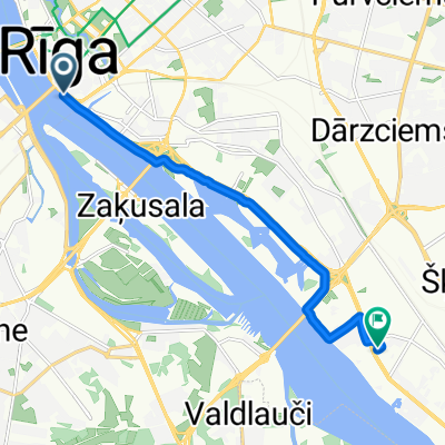 11. novembra krastmala, Riga to Aglonas iela, Riga