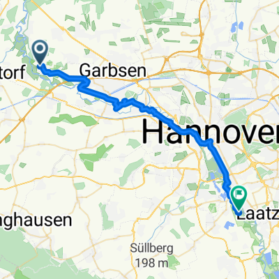 Ziel Wiesendachhaus über Göttinger Sieben