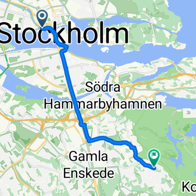 Hantverkargatan, Stockholm to Emågatan, Bagarmossen
