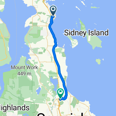 Bevan Ave, Sidney to Royal Oak Dr, Saanich