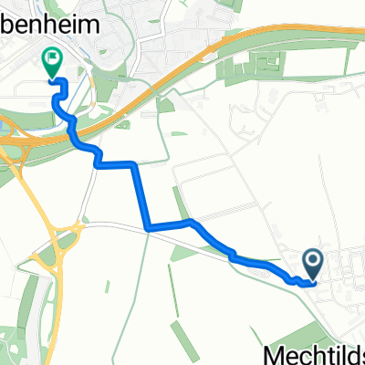 Wiesbaden Centre, Wiesbaden to Zur Schleifmühle, Wiesbaden