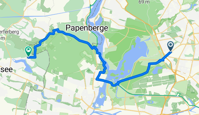 Schubartstraße, Berlin nach Weingartnerallee, Falkensee