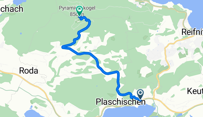 Route in Keutschach am See