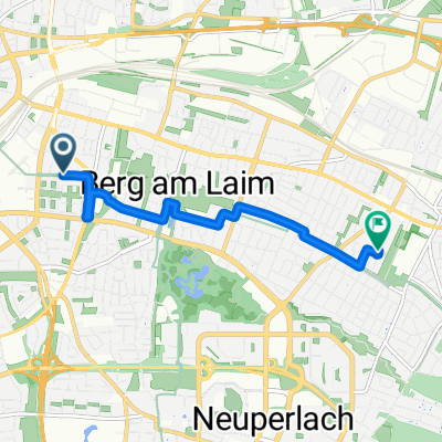 Grafinger Straße, München nach Haffstraße, München