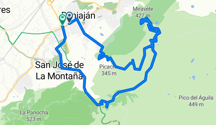 De Calle Juan Pelegrín Tomás 60A a Calle Algezares