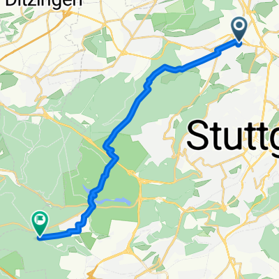 Bike Feuerbach nach Katzenbacher Hof