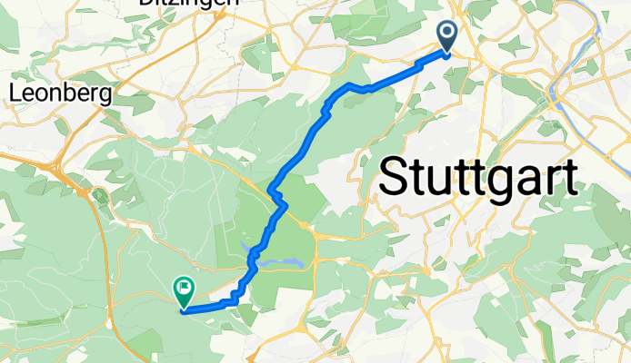 Bike Feuerbach nach Katzenbacher Hof