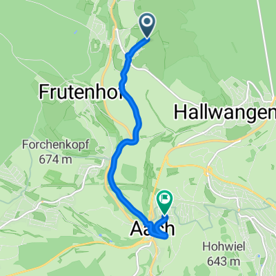 Bühlweg, Freudenstadt nach Gärtlesäcker, Dornstetten