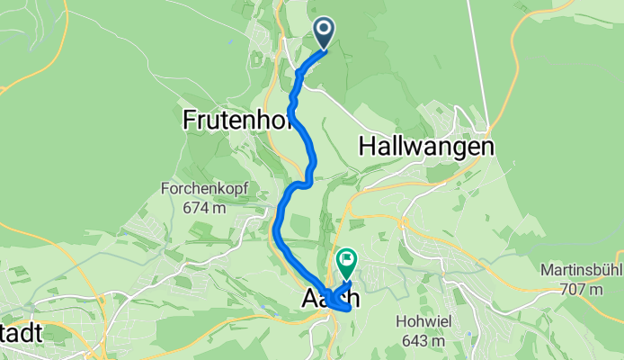 Bühlweg, Freudenstadt nach Gärtlesäcker, Dornstetten