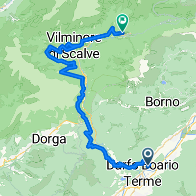 Vicolo Plinio nach Via della Costa