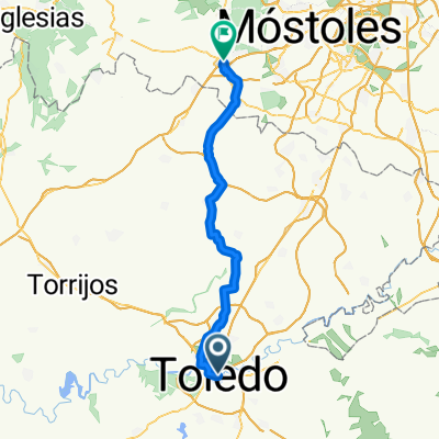 Toledo to Hostel Corper Navalcarnero