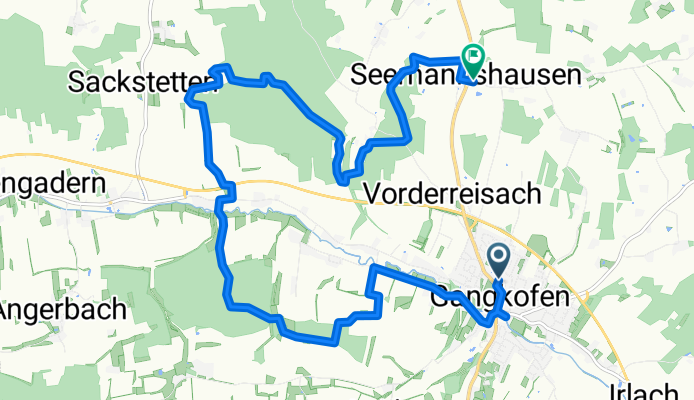 Am Anger, Gangkofen nach Seemannshausen, Gangkofen