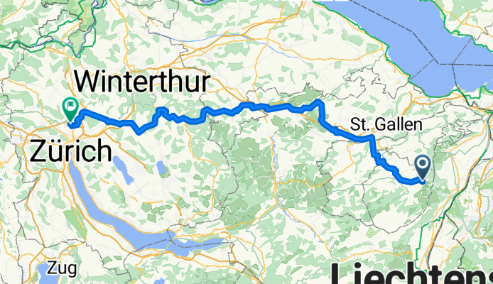 Von Schwende-Rüte bis Zürich