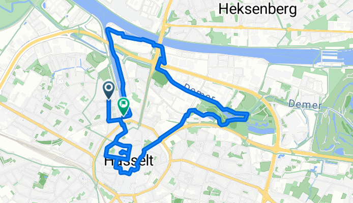 Route in Hasselt