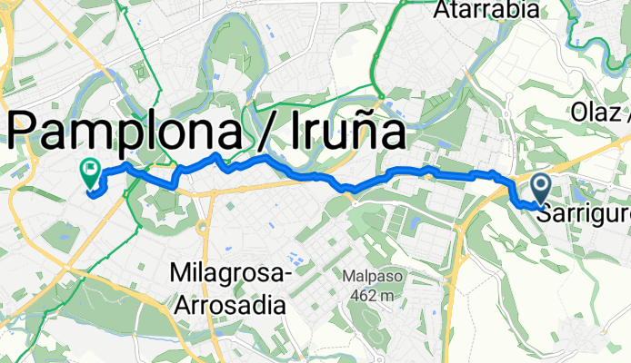 Plaza Mayor, Valle de Egüés/Eguesibar à Plaza Obispo Irurita, Pampelune