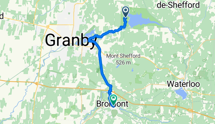 Roxton Pond to Boul de Bromont, Bromont
