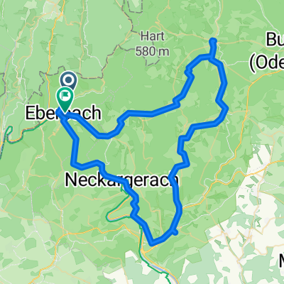 Eberbach - Mudau Rundweg