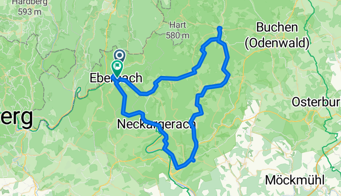 Eberbach - Mudau Rundweg