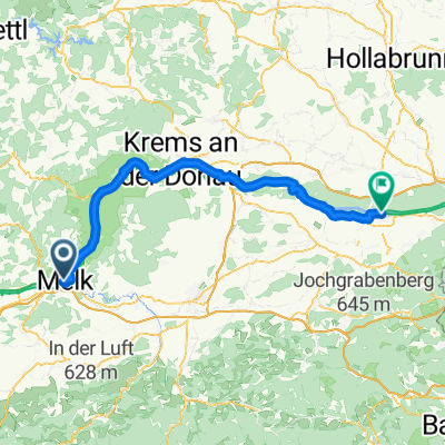 Melk a Wiener Straße, Tulln an der Donau