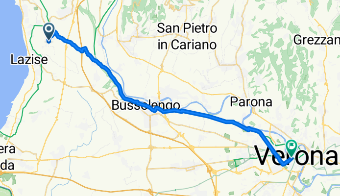 Strada Castelletto, Bardolino nach Via Daniele Manin, Verona