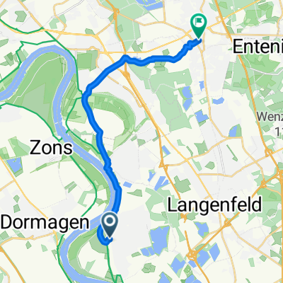 Hofstraße, Monheim am Rhein to Heiligenstraße, Hilden