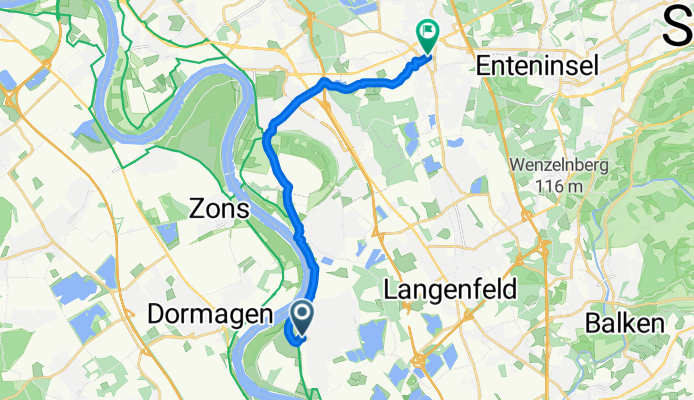 Hofstraße, Monheim am Rhein to Heiligenstraße, Hilden