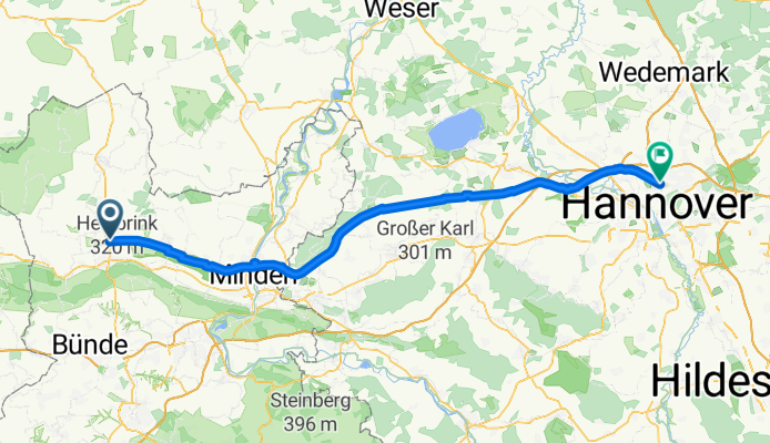 Lübbecke - Hannover