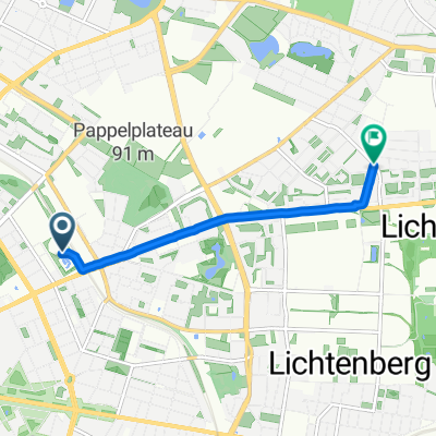 Paul-Heyse-Straße, Berlin to Genslerstraße, Berlin