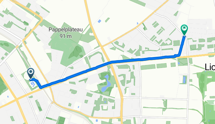 Paul-Heyse-Straße, Berlin to Genslerstraße, Berlin