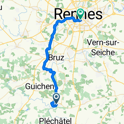 Rue des Nouettes, Bourg-des-Comptes à Rennes