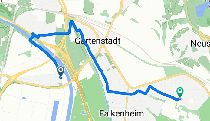 Regenstraße, Nürnberg nach Leerstetter Straße, Nürnberg