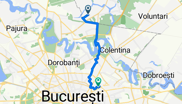 Strada Câmpul Pipera, Voluntari до Bulevardul Ferdinand I, Бухарест