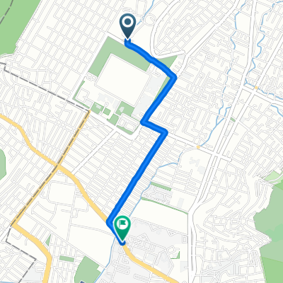 De Entrada Deportivo Carmen Serdán a Andador Paseo El Arbolillo