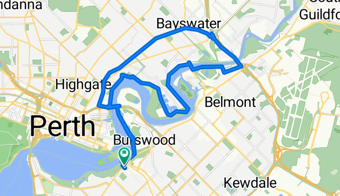 Heirisson Way, Victoria Park to Heirisson Way, Victoria Park