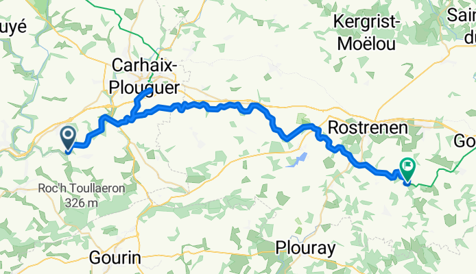Cléden-Poher - Plouguernével