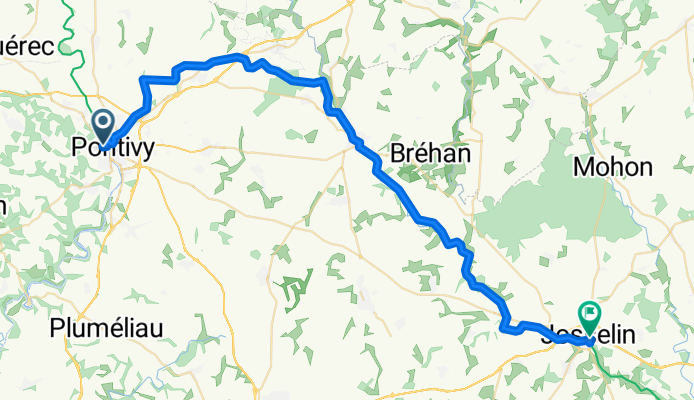 From Pontivy to Josselin